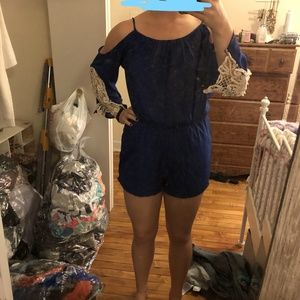 Dainty Hooligan Cobalt Blue Romper M